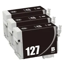 3 черный пакет 127 картридж совместимый с Epson Stylus NX625 NX530 рабочей силы 633 630 635 840 645 WF-7010 WF-7510 WF-7520