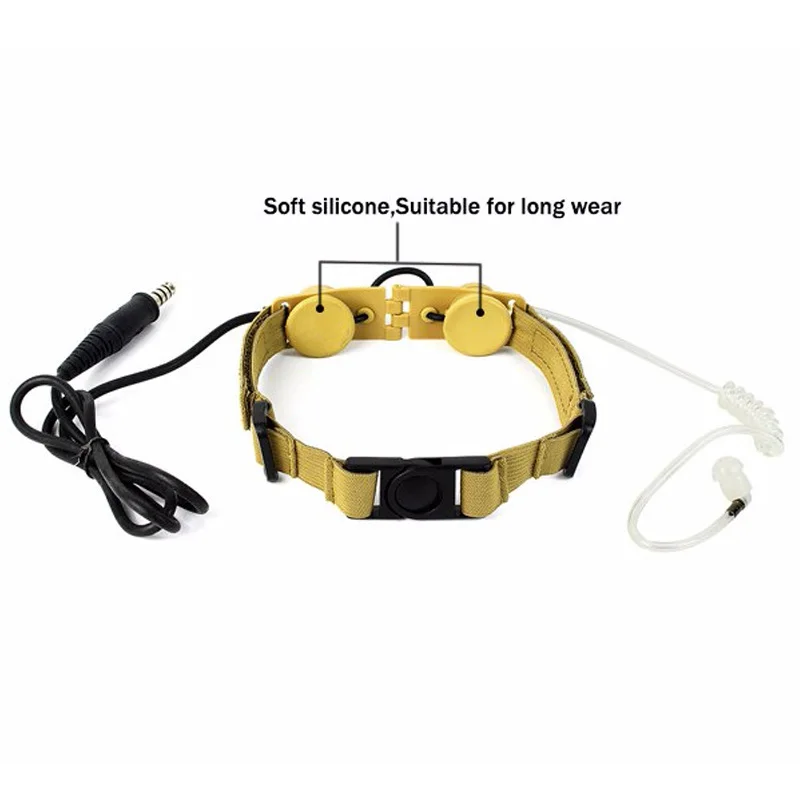 Z Tactical Throat Mic Z003 Air Tube Headset with