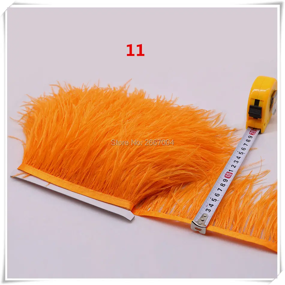 11 orange ostrich feather fringe 5_