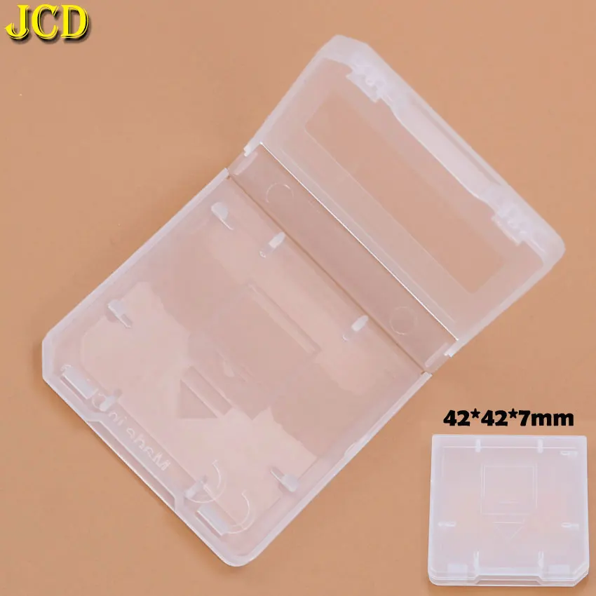 

JCD 1pcs Transparent Hard Plastic Standard SD SDHC Memory Card Case Holder Storage Box Protective Case