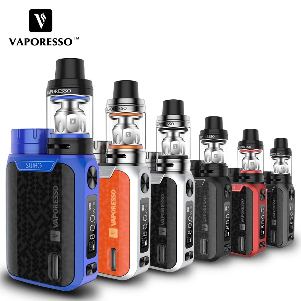 Original Vaporesso SWAG Kit 80W Electronic Cigarette Kits With Vaporesso Swag Mod NRG SE NRG SE Mini Tank E-Cigarettes Vape Kit Original Vaporesso SWAG Kit 80W Electronic Cigarette Kits With Vaporesso Swag Mod NRG SE NRG SE Mini Tank E-Cigarettes Vape Kit