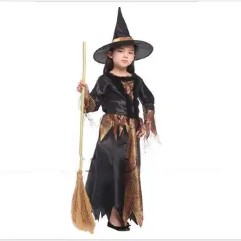 

Halloween Costume Girl's Party Black Magic Witch Witch Outfit Cosplay Costume