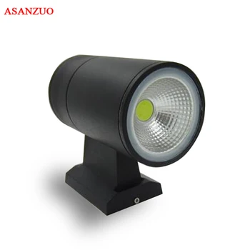 

AC85-265V Outdoor Wall Lights 10W COB LED wall lamp Balcony Fence Villas Sconce Decor Lamps Aluminum Garden lamp Porch light