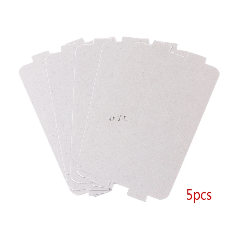 Microwave Oven Mica Plate Sheet 107x64mm Replacement Part For Midea 5Pcs