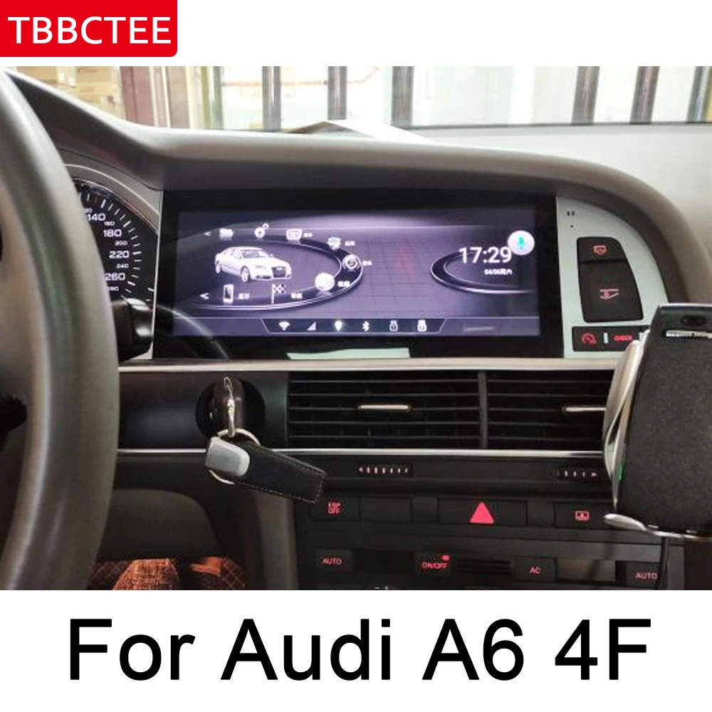 Discount For Audi A6 4F 2005~2009 MMI Car Android Radio GPS Multimedia Player original style Navigation WiFi BT Touch Screen stereo map 5
