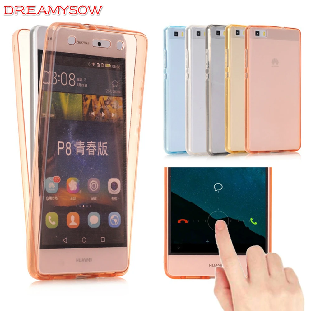 Чехол для huawei P20Lite Mate10 Lite P10Lite/плюс P8 P9Lite 2017 Nova Honor8 GR3 полный Ударопрочный Мягкий Clear
