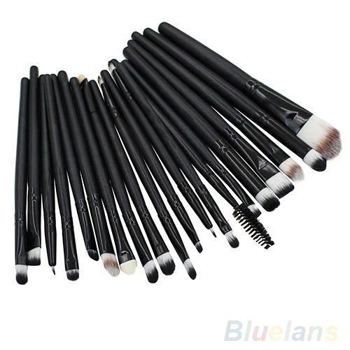 

20 Pcs Pro Makeup Set Powder Foundation Eye Shadow Eyeliner Lip Cosmetic Brushes Make Up