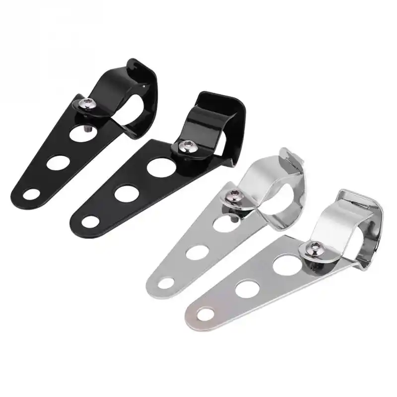 Color : Black Headlight Mount Brackets Fork Ear Motorcycle Fork Racer 28mm-34mm Fit for Honda Kawasaki Black 2Pcs