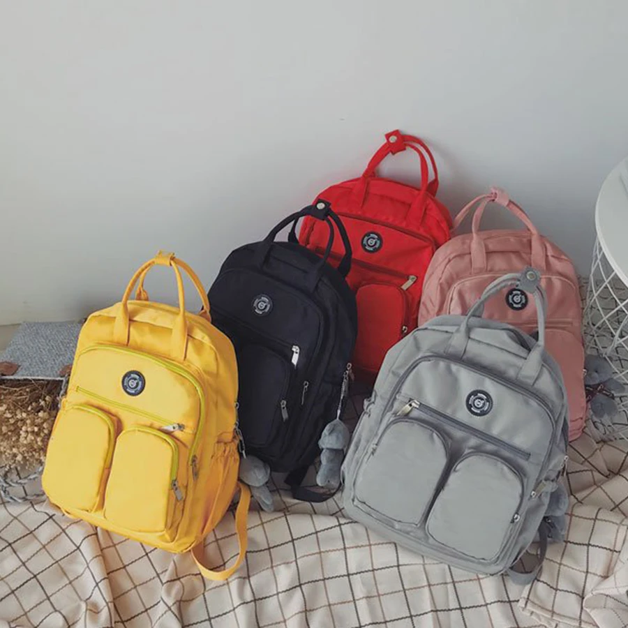 عارضة النايلون ماء حقائب النساء كبيرة قدرة السفر حقائب بلون حقيبة مدرسية Bookbags Daypack حقيبة عارضة النايلون ماء حقائب النساء كبيرة قدرة السفر حقائب بلون حقيبة مدرسية Bookbags Daypack حقيبة