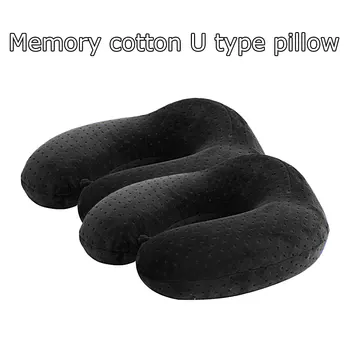 

Dewtreetali U-shaped Neck Pillow Memory Foam U Shape Car Pillow Neck Head Support Office Cushion Comfortable Travel Pillow