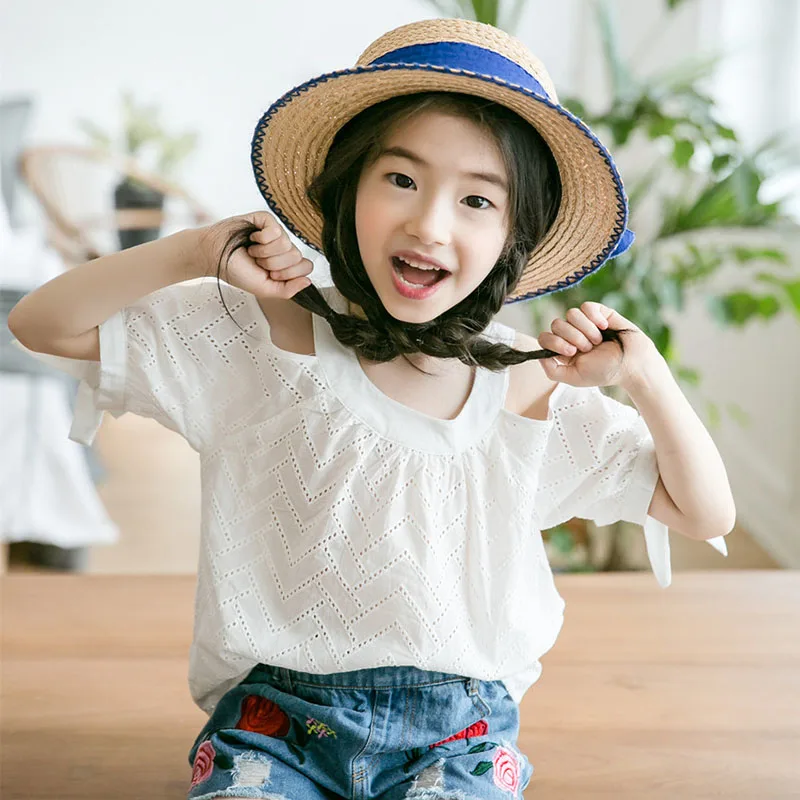 one shoulder tops kids