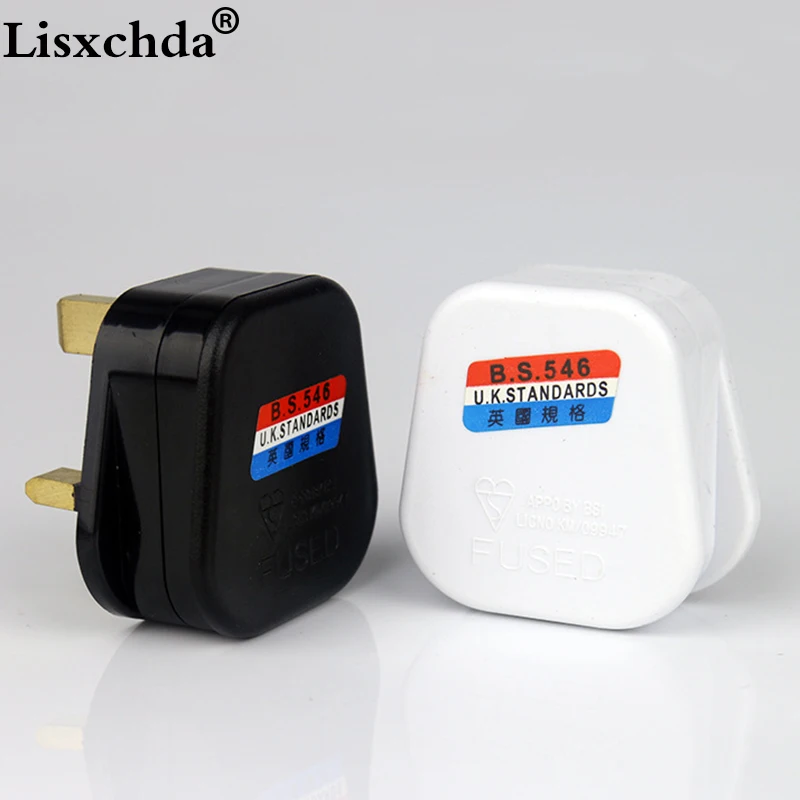 

1Ps BS British plug three pole core copper foot power line plug Power adapter Switching Adapter Electrical Sockets