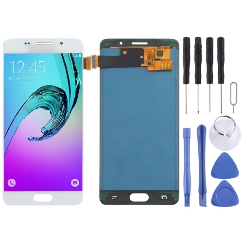 

LCD Screen and Digitizer Full Assembly (TFT Material) for Galaxy A5 (2016) / A510(White)