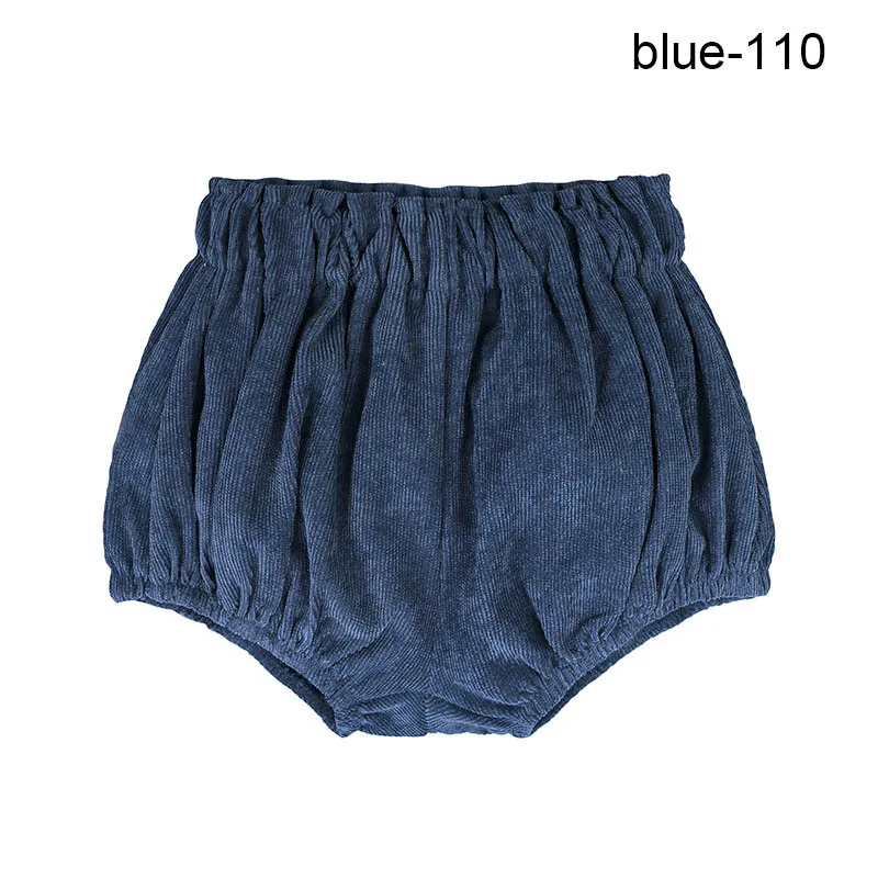 blue 110 Детские вельветовые штаны для новорожденных, Короткие трусы подгузники, 998 - Цвет: blue 110