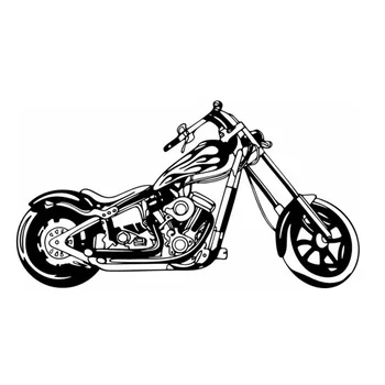 

Heavy Motorcycle Sticker Vehicle Decal Classic Punk Posters Vinyl Wall Decals Autobike Parede Decor Mural Autocycle Sticker