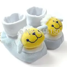 Обувь для маленьких мальчиков и девочек детские мягкие ботиночки-овечки унисекс зимняя одежда хлопковая обувь Мягкая противоскользящая 1 пара 1521