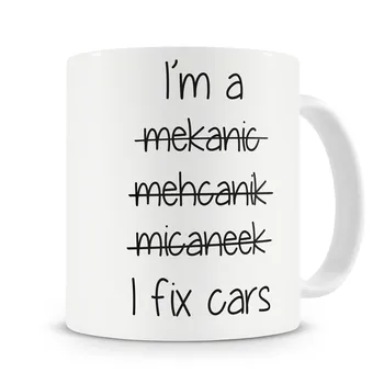 

Gifts for Mechanic Mugs Travel Beer Ceramic Coffee Tea Cups Friend Gifts Porcelain Cups