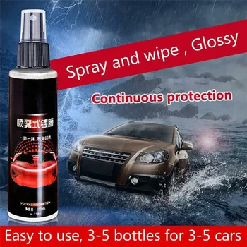 

New 100ML Car Ceramic Spray Coating Polisher Quick Nano Glass Coat Automotive Care Accessories Practical High Quality Durable l5