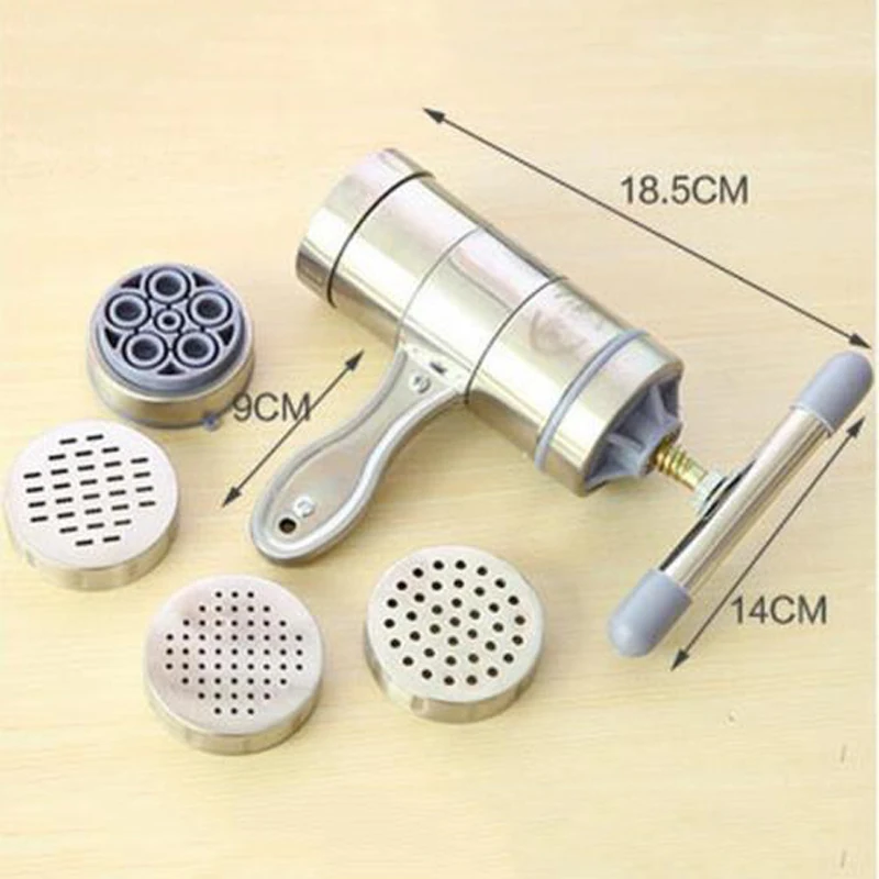 JX-LCLYL 1PCS Stainless Steel Noodle Machine Pasta Machine Spaghetti Pastamaker Kitchen