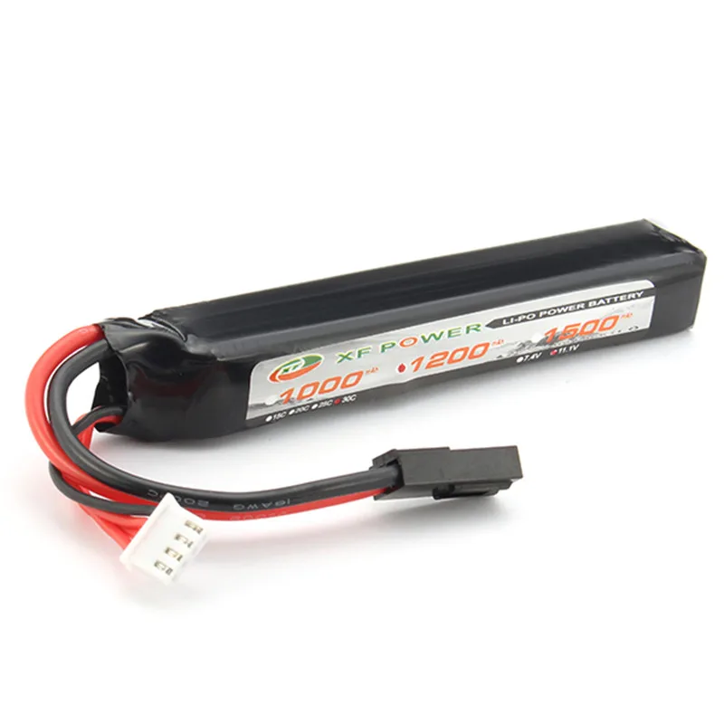Best Deal XF Power 11 1V 1200mAh 30C 3S Lipo Battery Small Tamiya Plug For RC