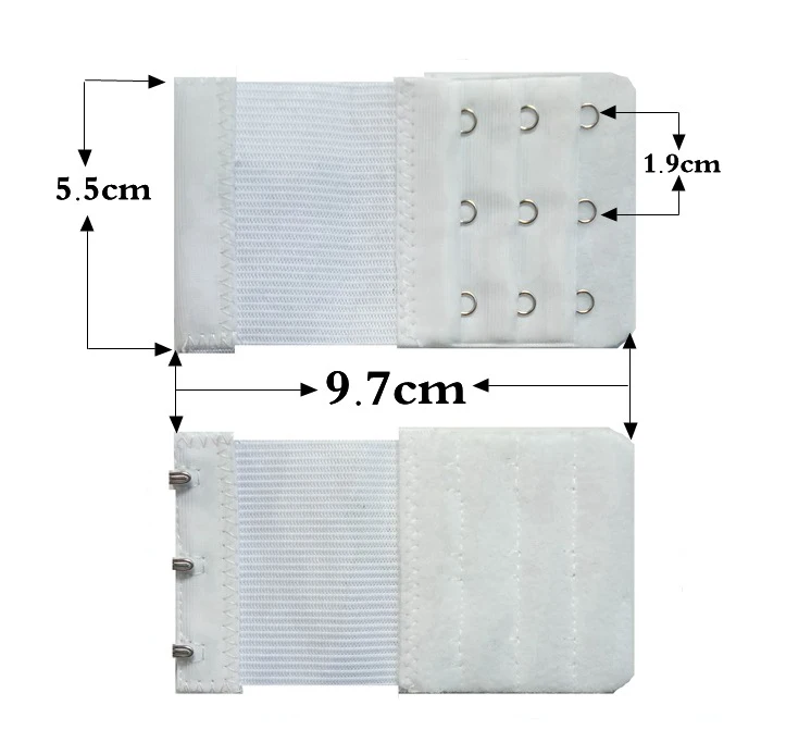 Сексуальный 4 шт. 2 крючка бюстгальтер удлинитель для женщин эластичный бюстгальтер удлинитель ремень крюк клип расширитель Регулируемая пряжка для ремня Нижнее белье - Цвет: 5