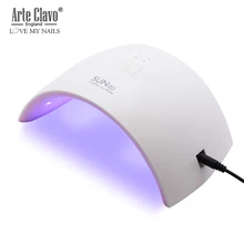 Лампа для ногтей 24 Вт Сушилка для ногтей УФ-лампа светодиодный светильник для отверждения ногтей Гель-лак машина с кнопкой 30s 60s таймер