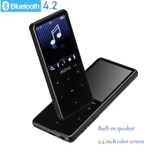 Плеер 2,4 дюймовый большой экран, сенсорная кнопка с подсветкой, простота в эксплуатации, память 8 Гб, поддержка до 128 ГБ, 60 часов воспроизведения