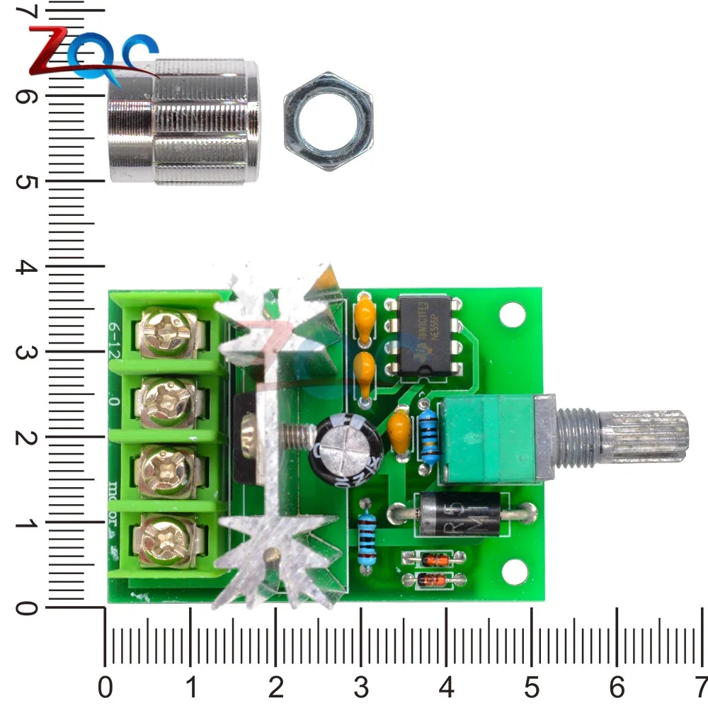 6A 6 V-12 вольтового источника электропитания постоянного тока Скорость Управление импульсный Ширина модуляции PWM Управление; выключатель