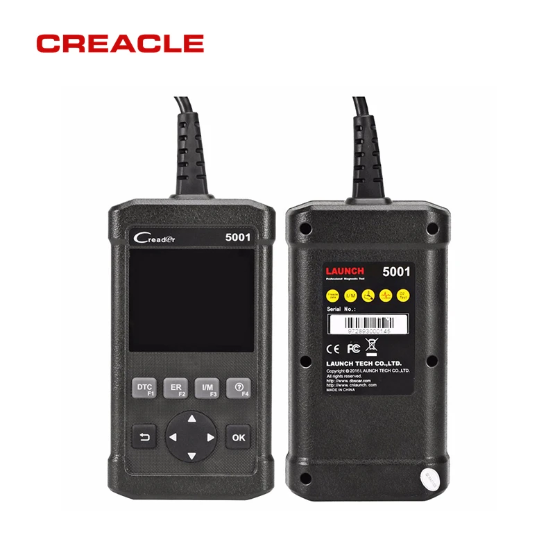 Диагностический инструмент Launch CReader 5001 CR5001 считыватель кодов полный OBDII/EOBD функции Авто сканер та же функция, что и Autel AL519 Диагностический инструмент Launch CReader 5001 CR5001 считыватель кодов полный OBDII/EOBD функции Авто сканер та же функция, что и Autel AL519