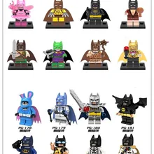 160 шт. Super Heroes Мстители Фея тартан пижамы Джокер Бэтмен catman действие строительные Конструкторы для детей Игрушки для маленьких детей