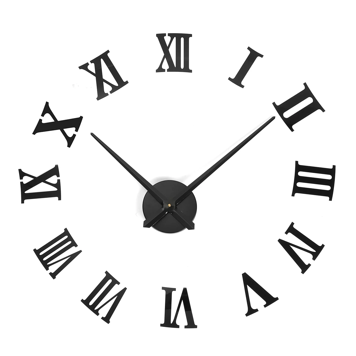 Новые римские цифры DIY 3D настенные часы большого размера зеркала Роскошные художественные настенные наклейки для домашнего декора бизнес/праздник/про подарки