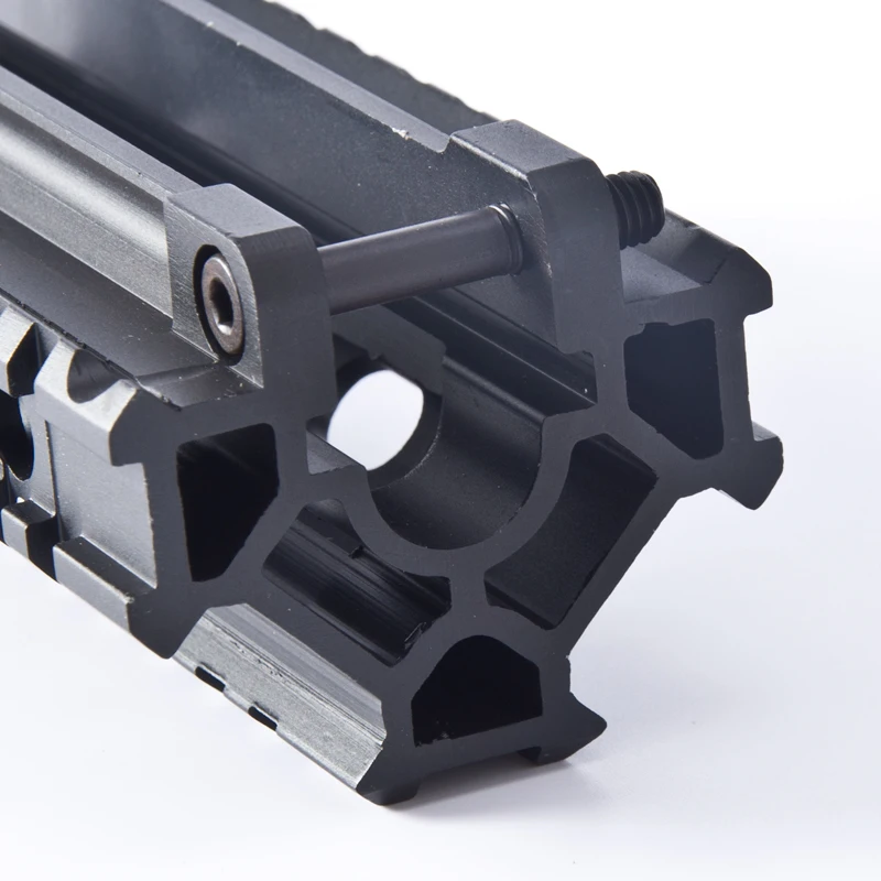 Цельнокроеный дизайн Quick Fit Metal Tri rail Handguard system для MP5 и вариантов MNT HGMP5A|handguard mp5|mp5