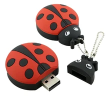 USB Flash Drive 8G Cute ladybug USB Pen Drive 32GB Pendrive 16GB USB Memoria stick beetle