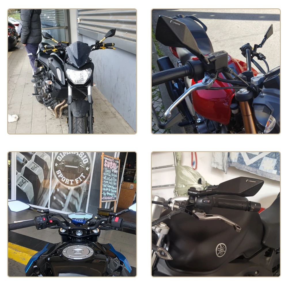 Универсальная CNC мотоциклетное зеркало боковые зеркала заднего вида для Honda CBR250R CBR250 CBR600F CB599 CB650F CB919 RC51 HORNET 600 900