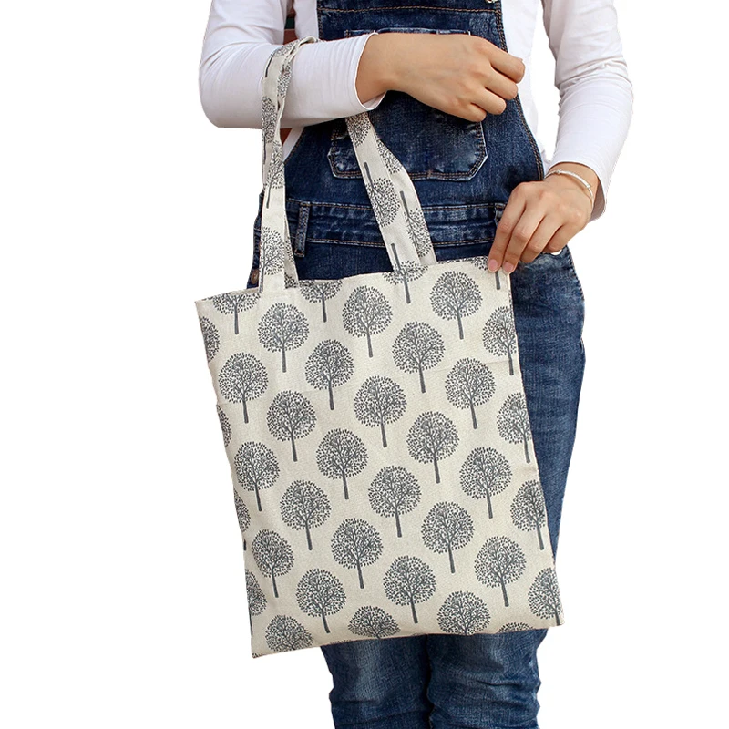 Многоразовая хозяйственная сумка эко женская сумка складная сумка для пляжа Повседневная сумка через плечо с цветочным принтом Повседневная Холщовая Сумка-тоут