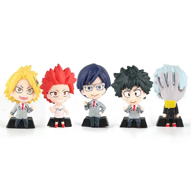 5 шт./компл. My Hero Academy Deformed Mini PVC Figure Series Part3 брелок японского аниме academic