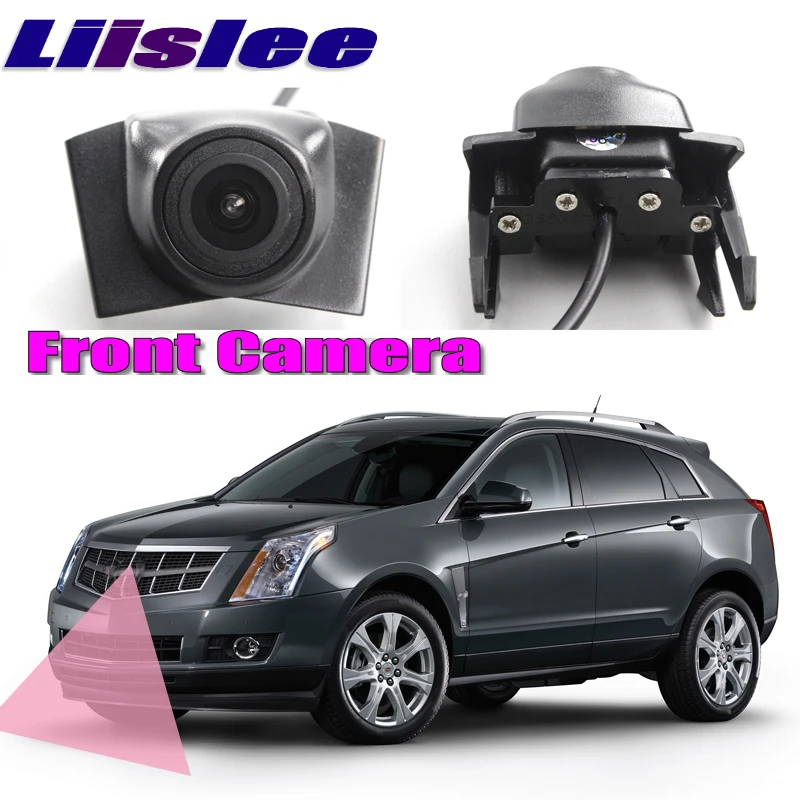 LiisLee Car Front Camera CAM Mesh Front Grille Logo CAM For Cadillac ...