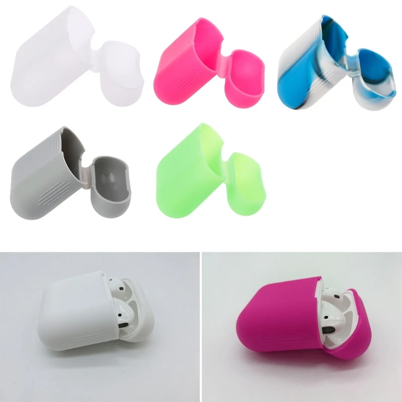 

OOTDTY Soft Ultra Thin Silicone Protector Sleeve Cover For AirPods Earphone Charge Case
