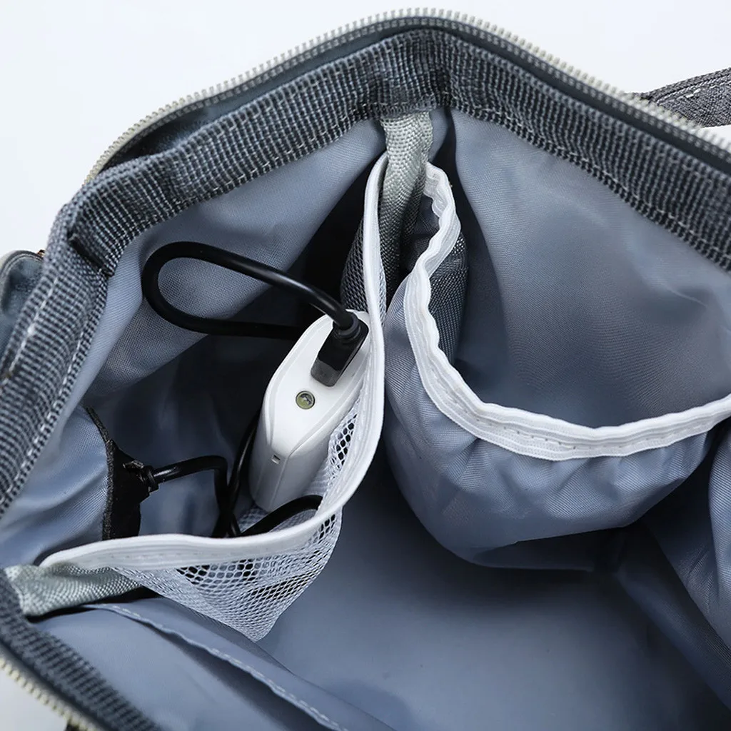 Школьный ранец для подростков, Женский школьный рюкзак, сумка для мам, сумка для подгузников, заряжаемая Большая вместительная ручная сумка, сумка на плечо, сумка для кормления