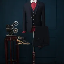 One Button смокинг жениха 13 видов стилей Groomsmen Нотч свадебные/ужин Костюмы Best человек Жених(куртка+ Брюки для девочек+ жилет) b360