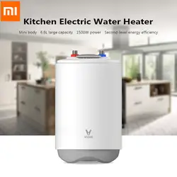 Оригинальный Xiaomi VIOMI DF01 электрический водонагреватель переносной водонагреватель для Кухня Ванная комната 6.6L 1500 Вт переносной