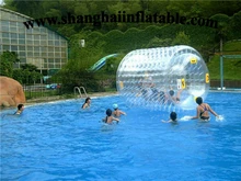 High Quality Factory customized 0.8mm PVC inflatable water roller ball inflatable ball for sale