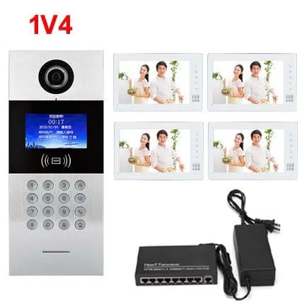 

Top Quality HD digital video intercom doorbell residential intelligent electronic access control system TCP / IP doorbell