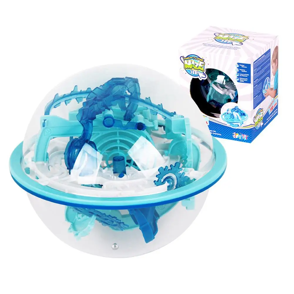 

3D Magic Intellect Ball 110 Levels Marble Puzzle Game Magnetic Balls IQ Balance Toy Educational Classic Toys Maze Ball for Child