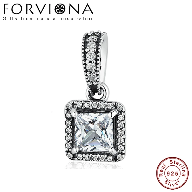 

100% 925 Sterling Silver Timeless Elegance Pendant Charm Fit Original Pandora Bracelet Bangle DIY Jewelry Making