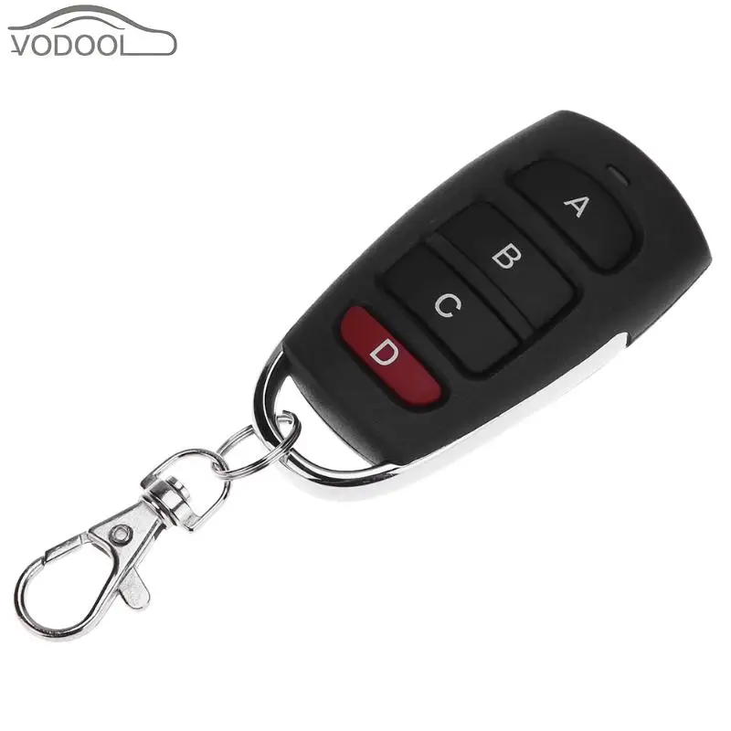 

4 Button Wireless Remote Control Smart Electric Gate Garage Door Remote Controller Key for Motorcycles Alarm 315MHZ 433Mhz