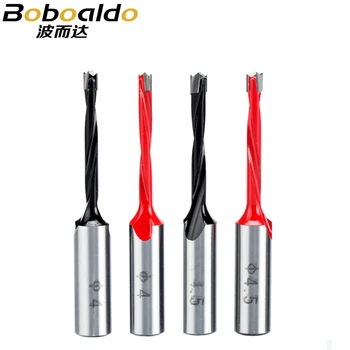 

Boboalda 1pc 4mm-9.5mm wood drill bit 70mm length router bit row drilling for boring machine Gang drills wood Carbide endmill