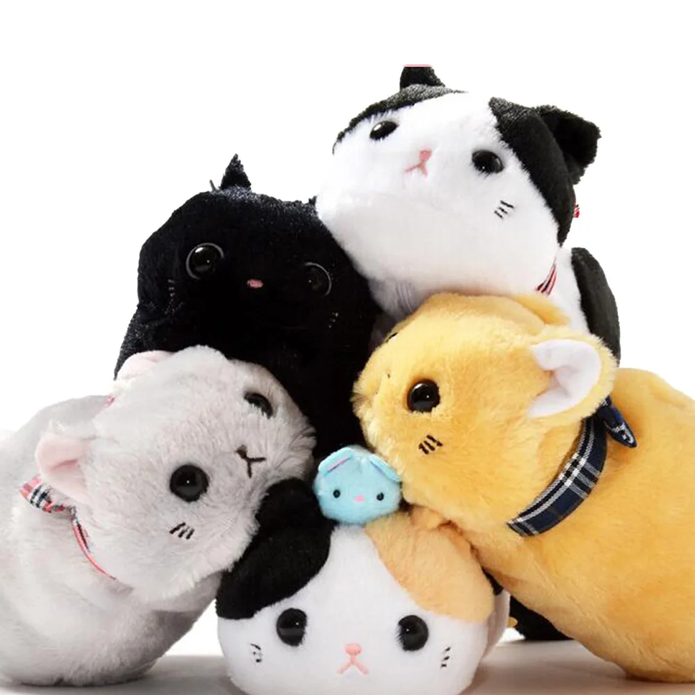 

New Arrival Cute 3D Varied Color Cat Pencil Canvas Case Stationery Storage Organizer Bag School Office Supply