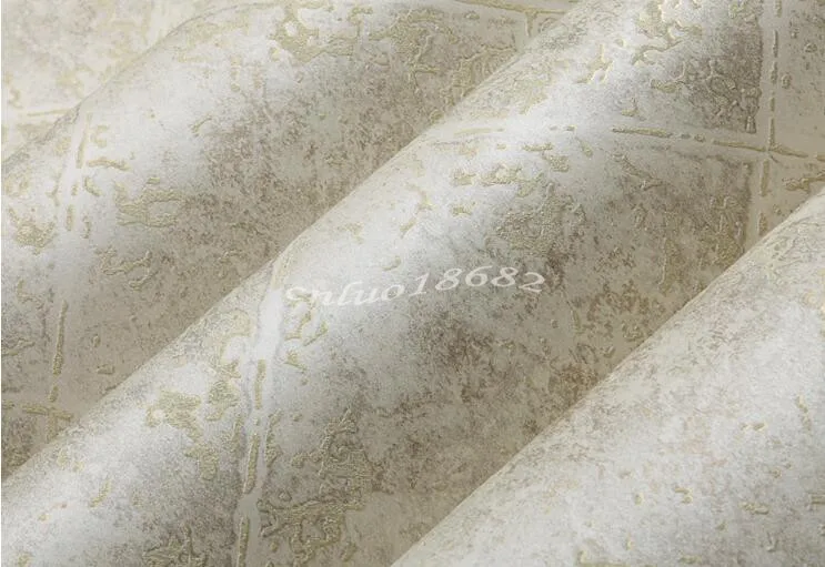 Waliicorners American retro industrial wind diamond non-woven 3D wallpaper living room bedroom TV simple background wall 23 QQ20180623205258