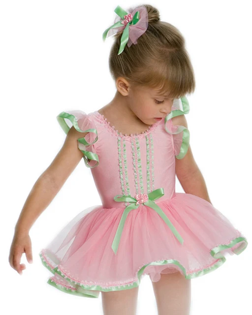 Buy Children 's Pink Dance Costume Girls' Short Sleeve
